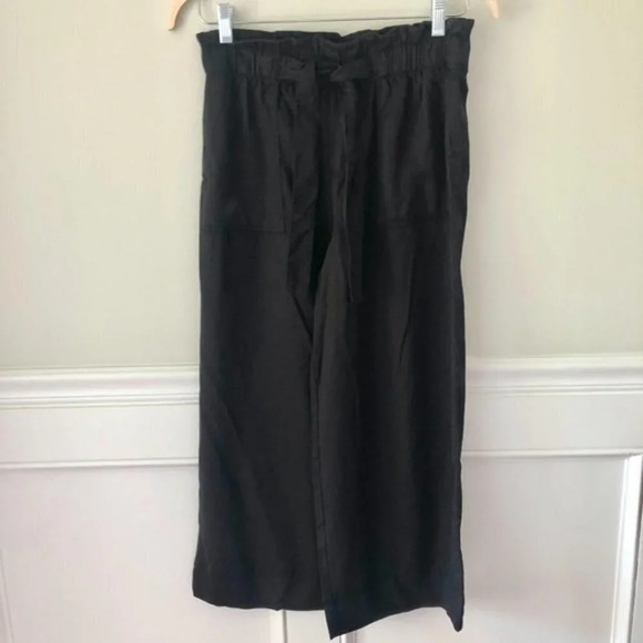 Time and Tru Black Wide Leg Utility Pants S - Picture 4 of 6
